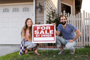 a couple moving to a new house